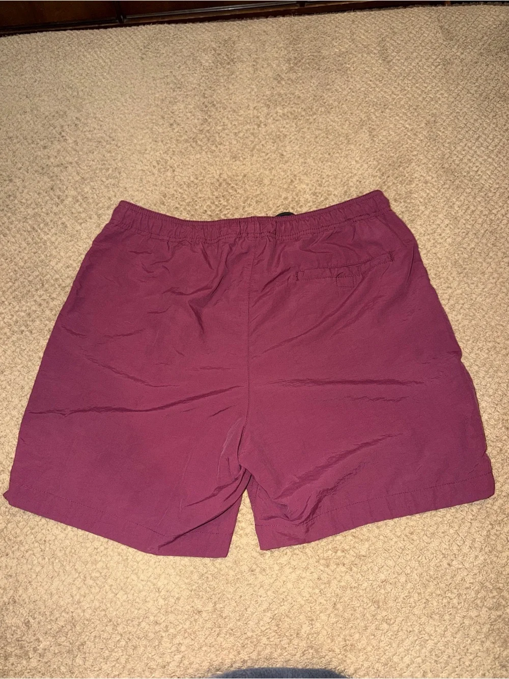 PacSun Burgundy Swim Trunks